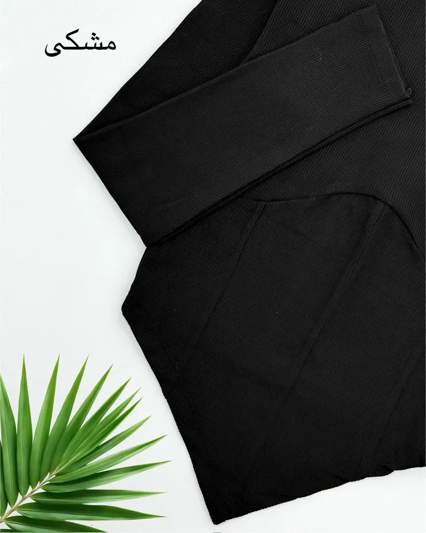 بلوز آستین بلند پایین مثلثی کد H403