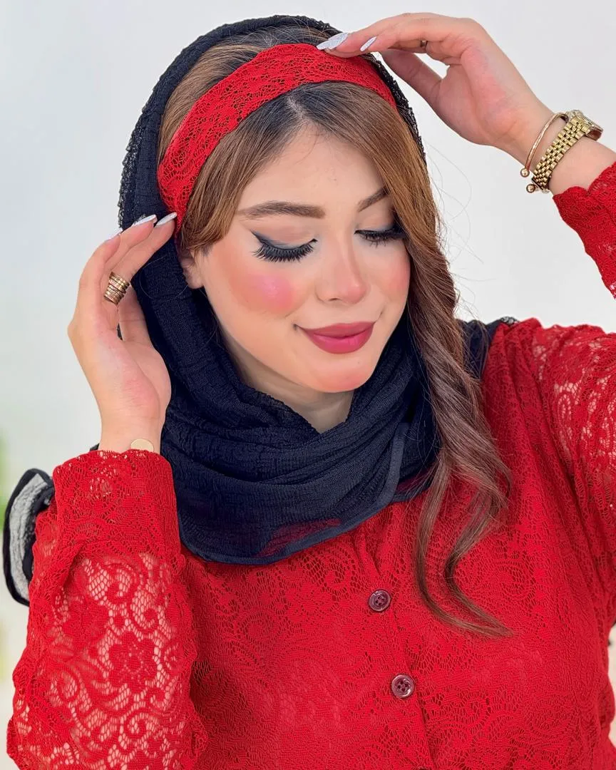 پیراهن بلند مجلسی دانتل کد h810