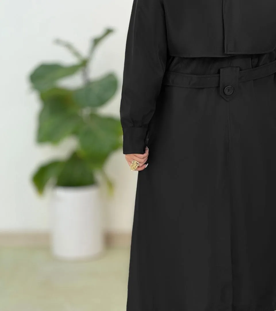 بارانی بلند والان دار سانتانا کد h817