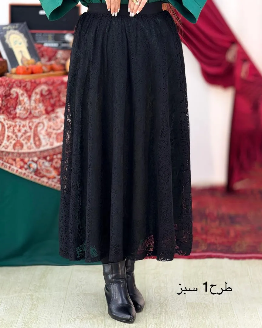 ست شومیز دامن شال یلدایی کد h808