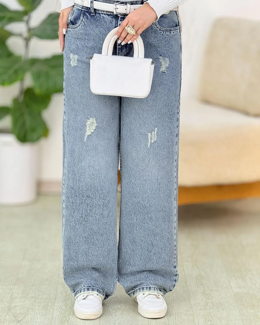 شلوار جین زنانه کد h735