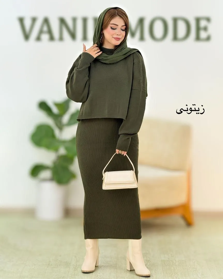 ست رویه سارافون بافت حلقه ای کد h524