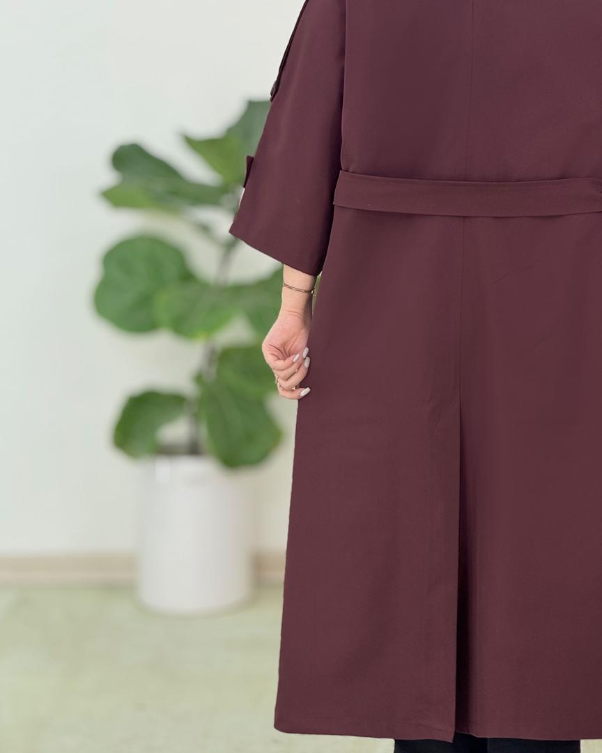 بارانی بلند آستردار کد h800