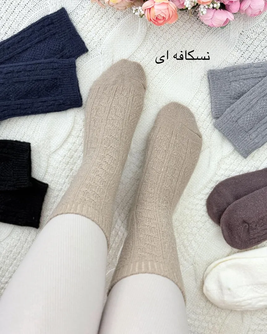 جوراب بافت زنانه کد h804