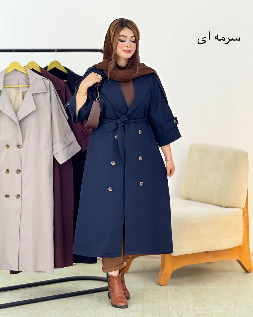 بارانی بلند آستردار کد h800