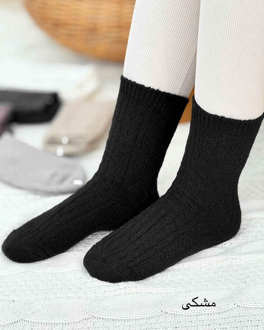 جوراب بافت زنانه کد h804