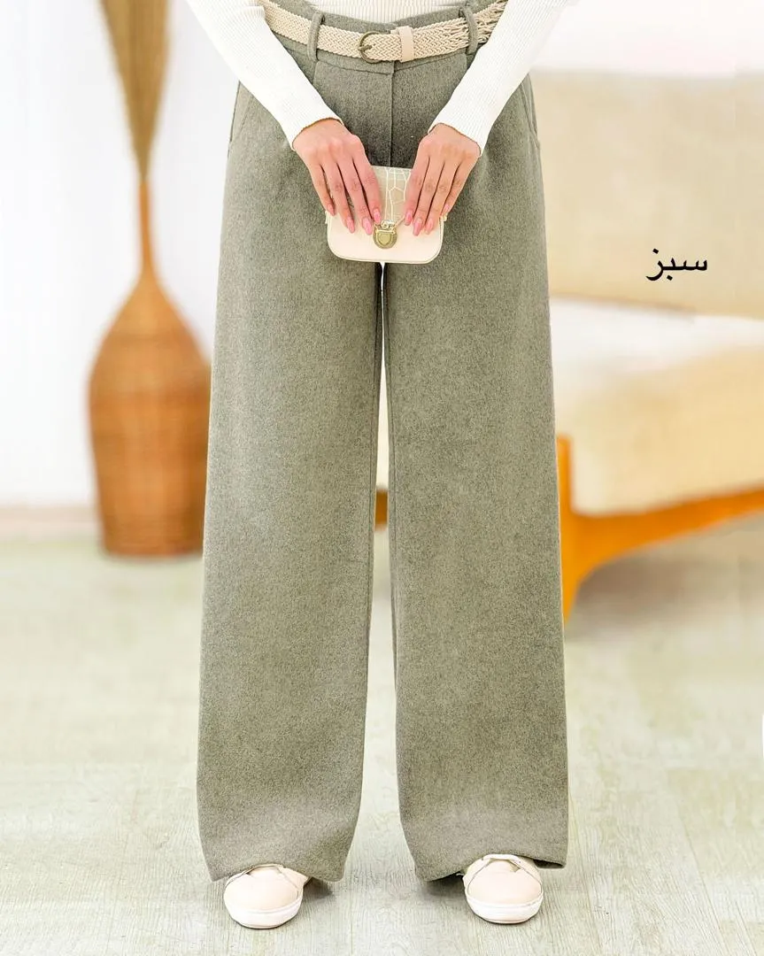 شلوار بگ جلو پیلی دار کد h878