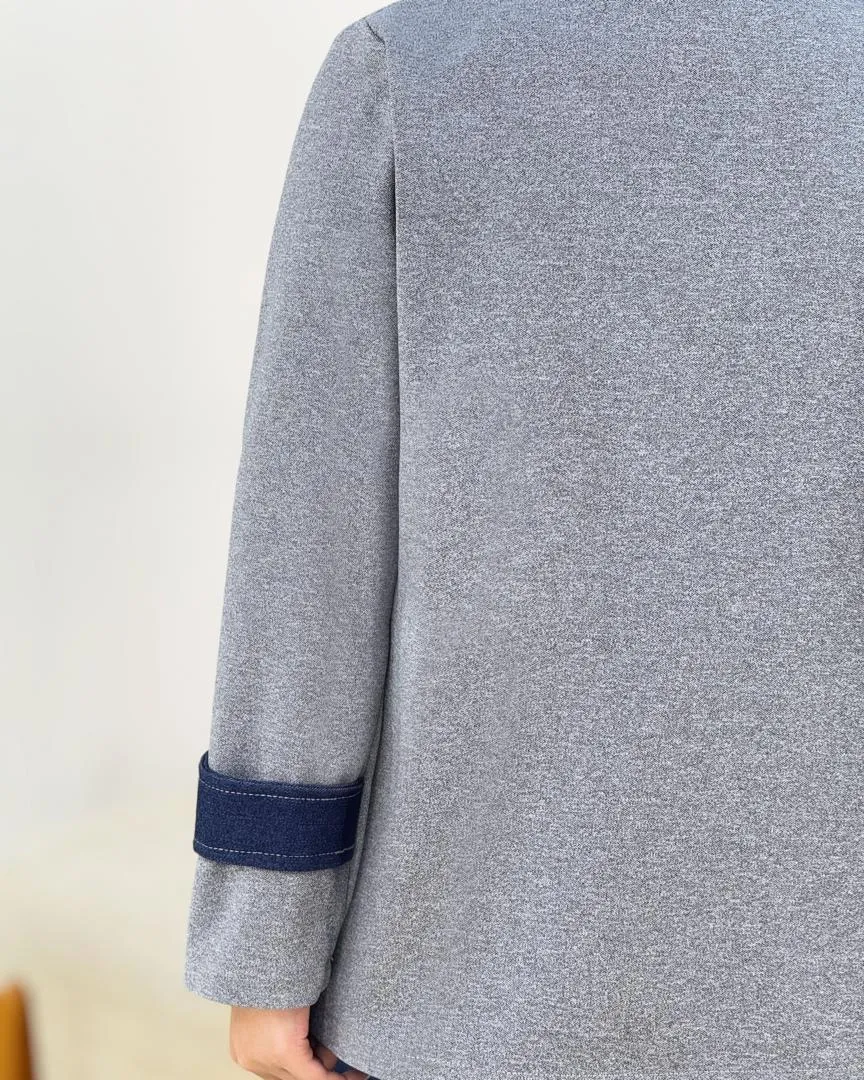 کت شلوار اسپرت آستین بند دار کد h893