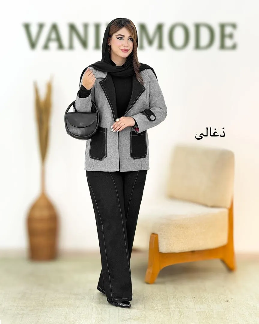 کت شلوار اسپرت آستین بند دار کد h893