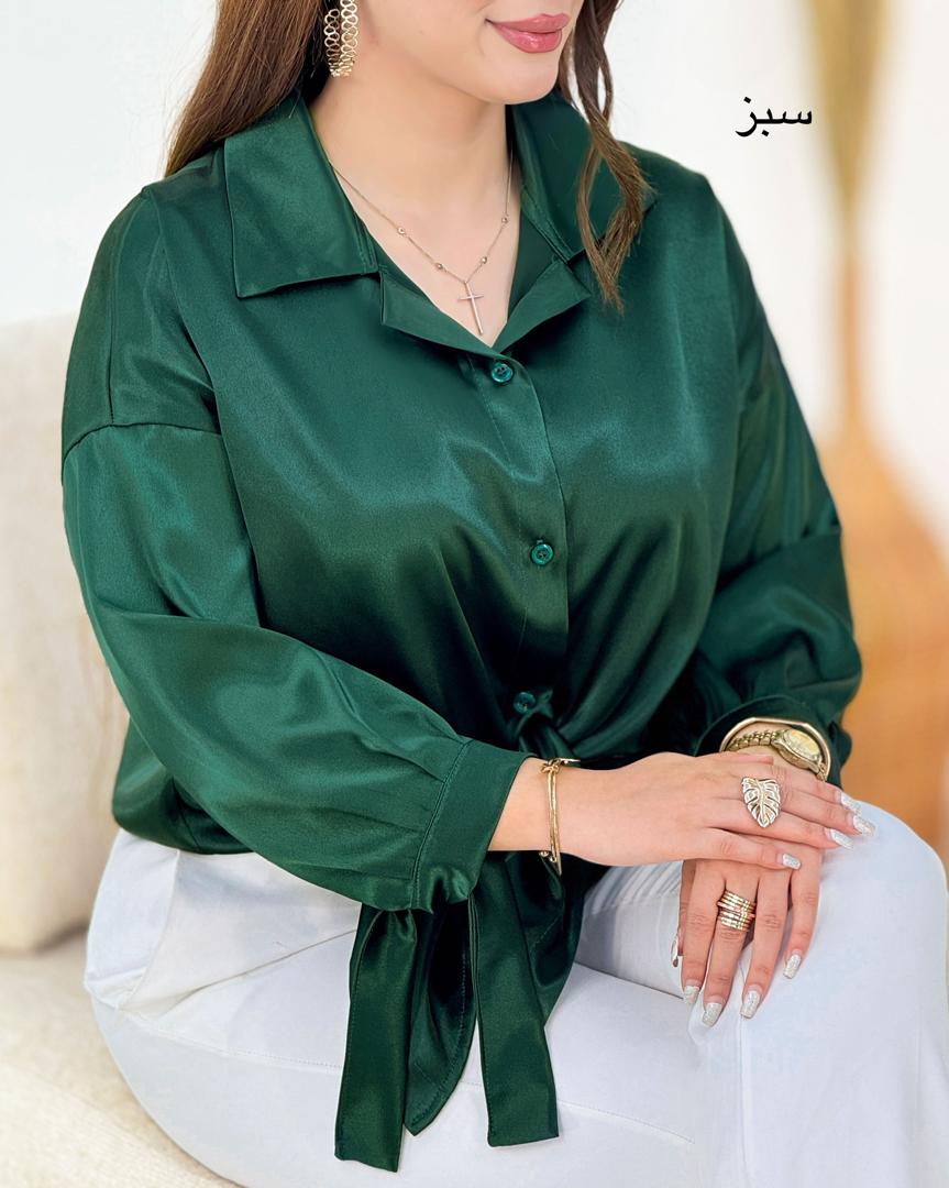 شومیز ساتن یلدایی کد h917