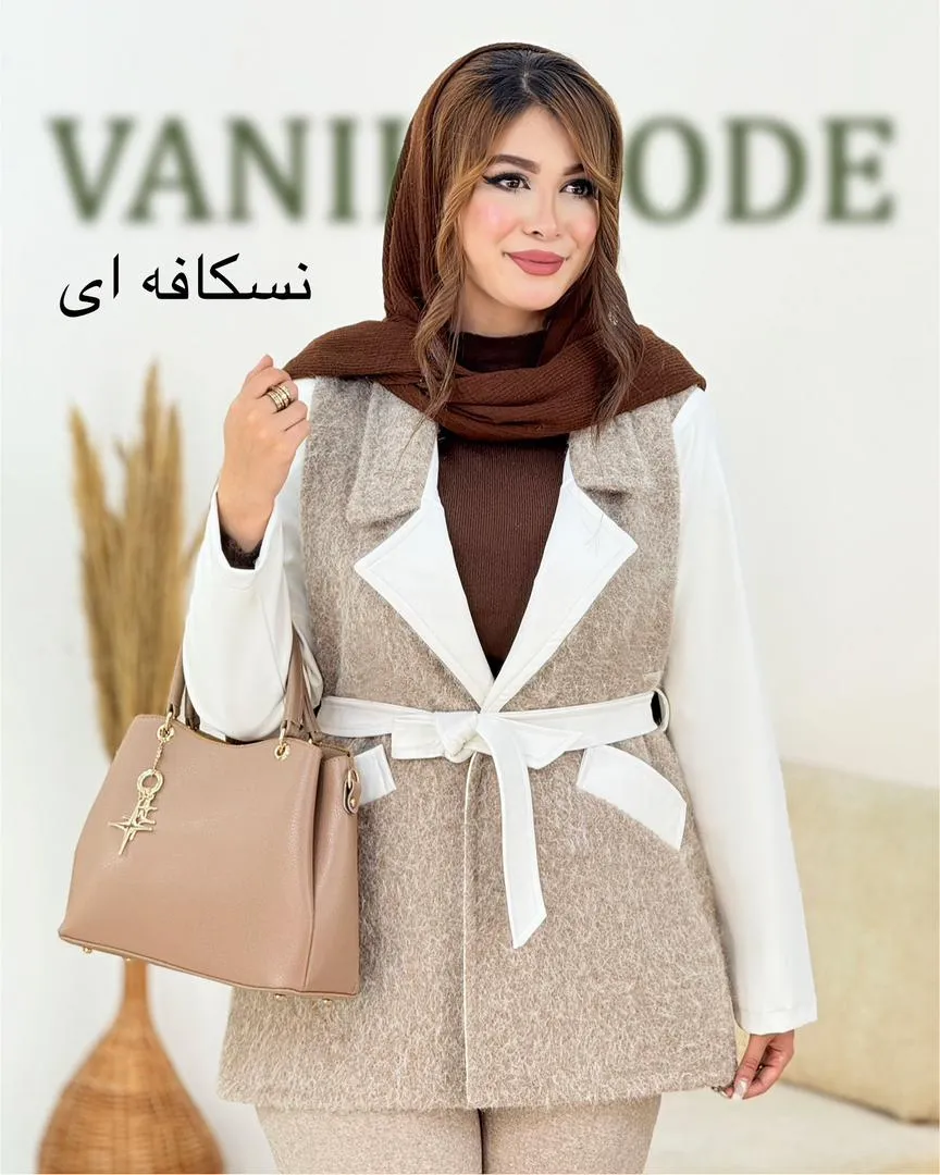 کت ترکیبی آستین چرم کد h898