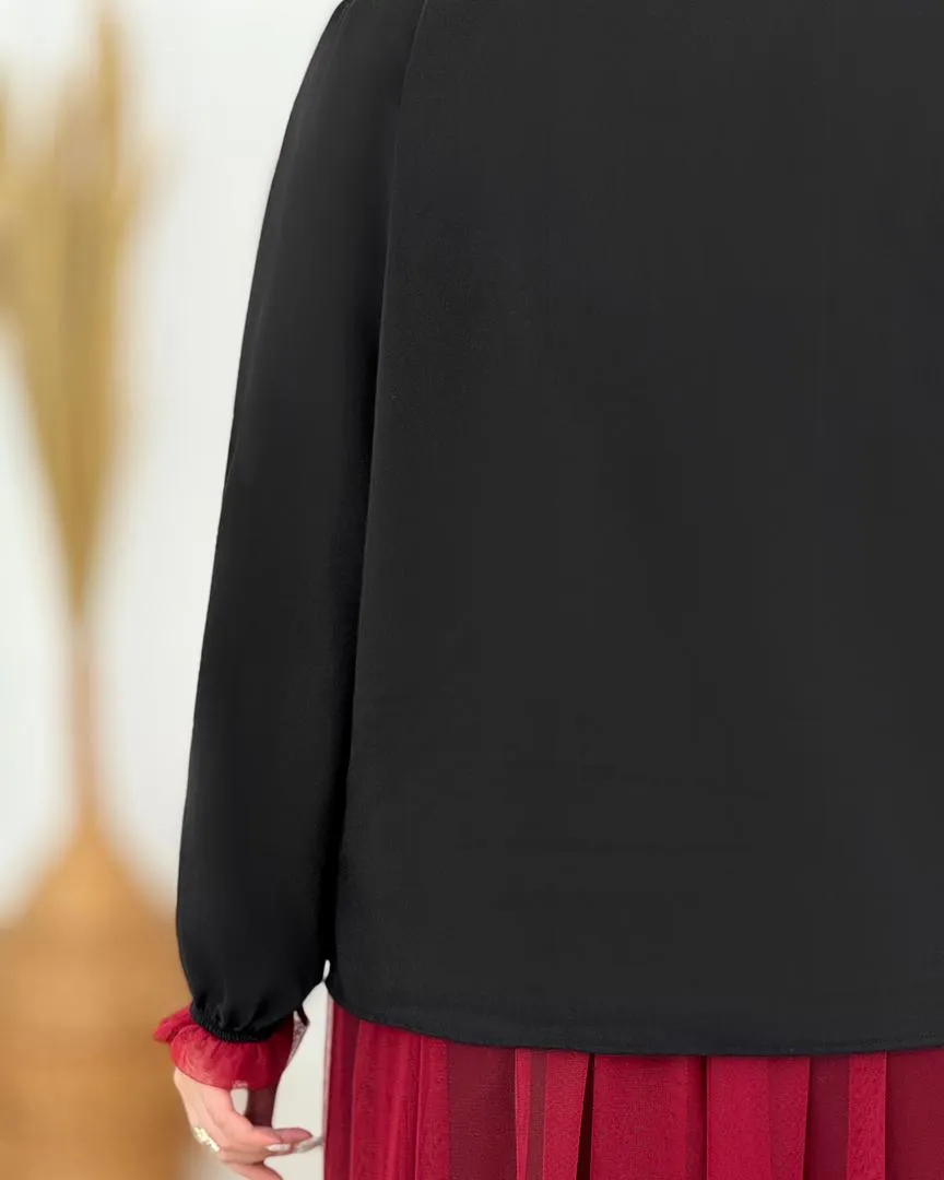 ست شومیز دامن آستر دار کد h873