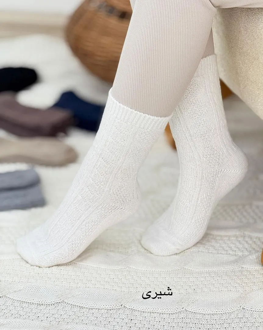 جوراب بافت زنانه کد h804