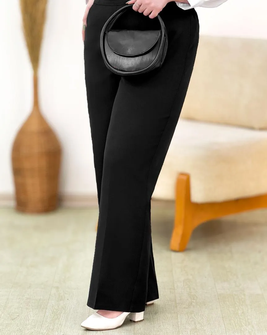 کت شلوار یقه آرشال زنانه کد h907