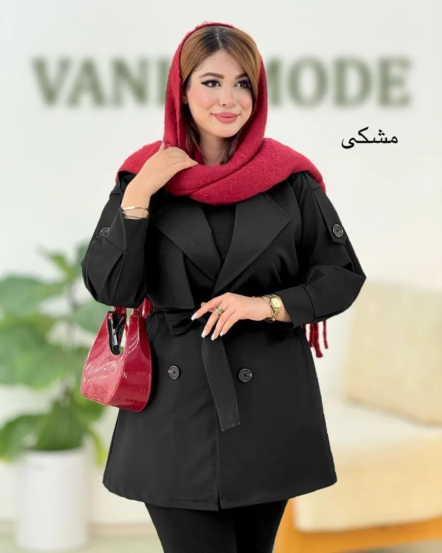 ترنج کت چهار دکمه کوتاه کد h819