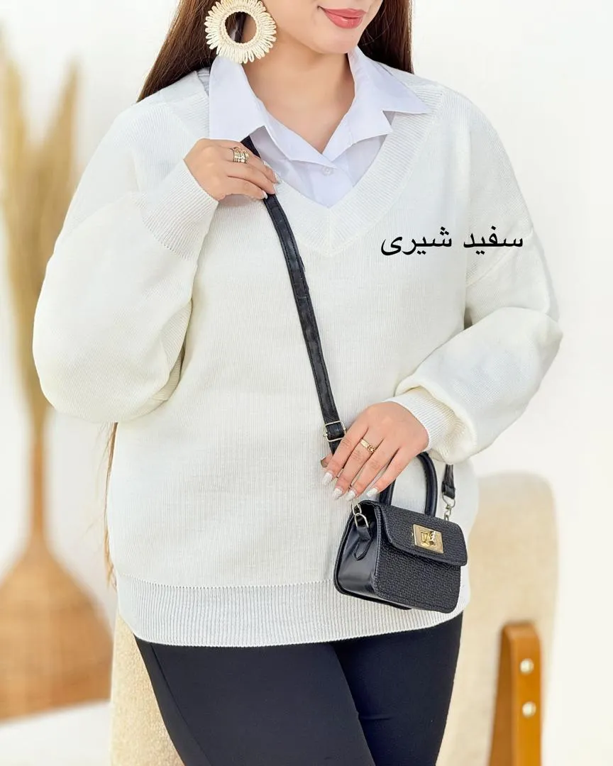 بلوز بافت یقه هفت کد h757