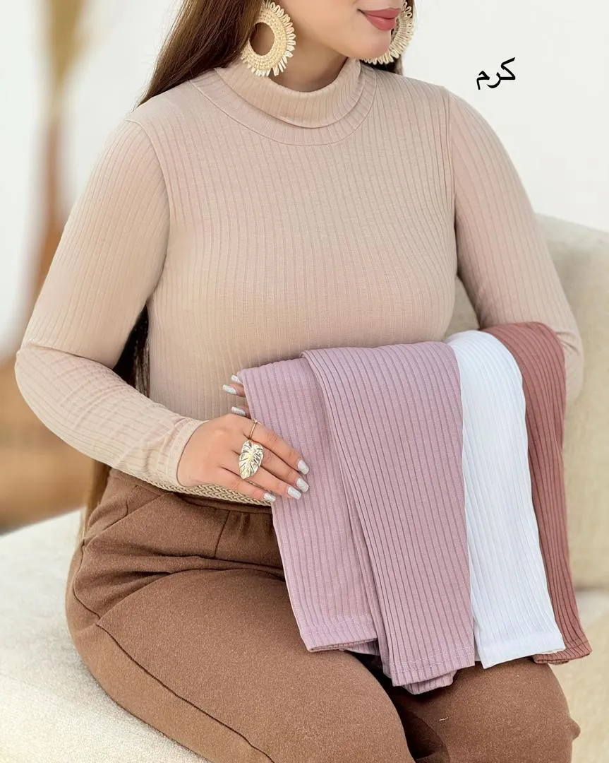 بلوز اسکی راه راه کد h582