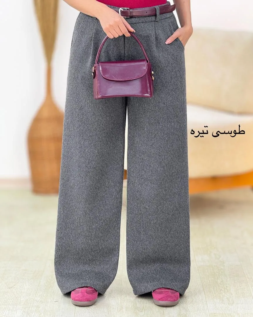 شلوار بگ جلو پیلی دار کد h878