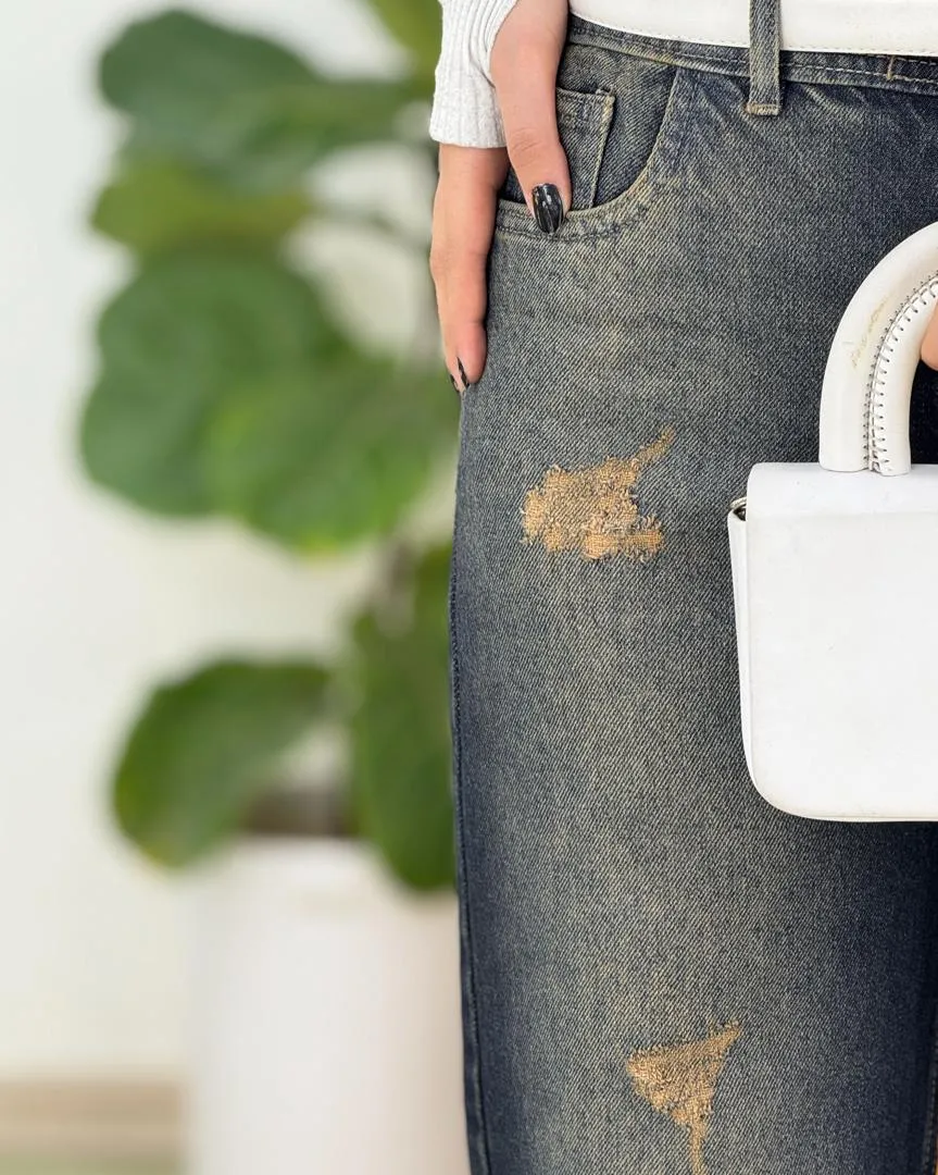 شلوار جین زنانه کد h735