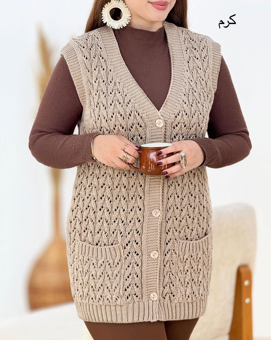 ژیله بافت جلو دکمه کد h523