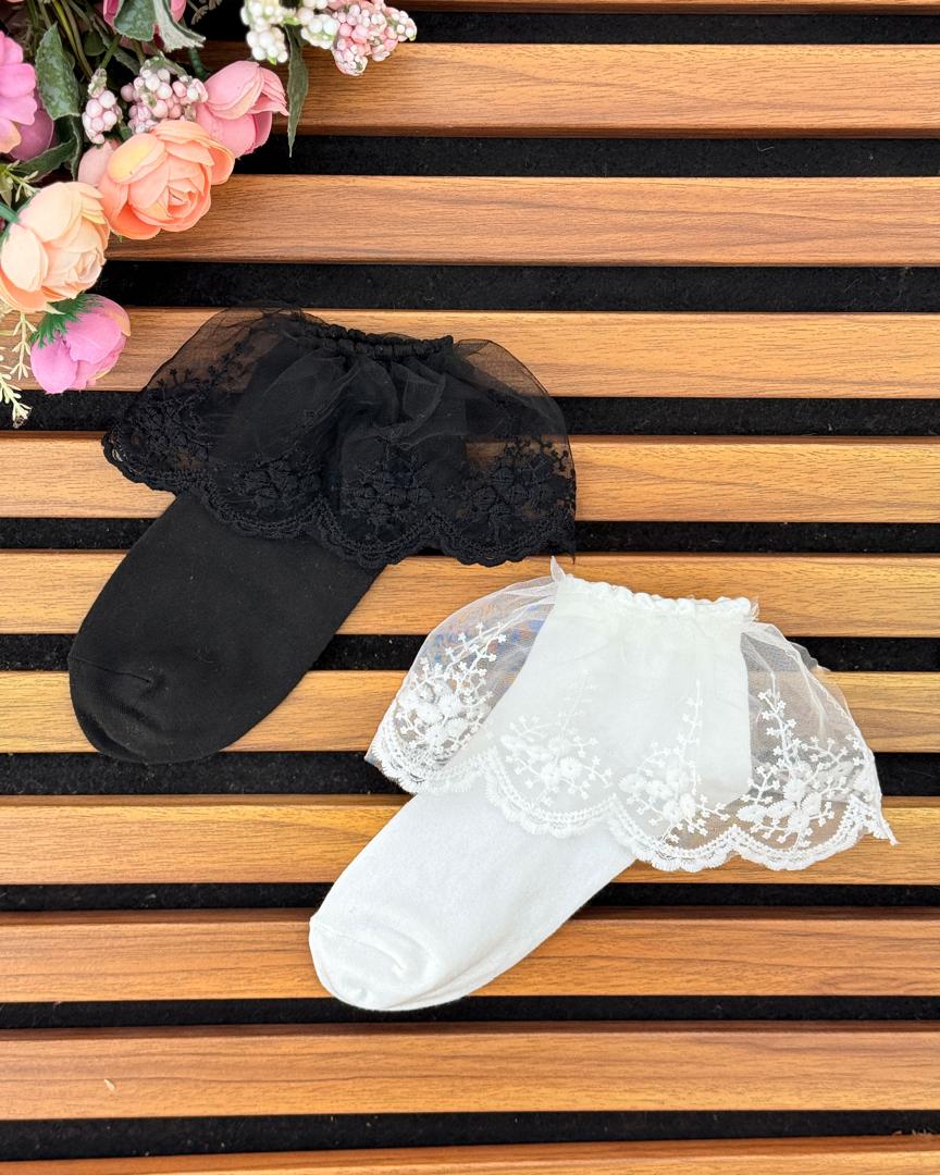 جوراب لبه تور دانتل کد H867