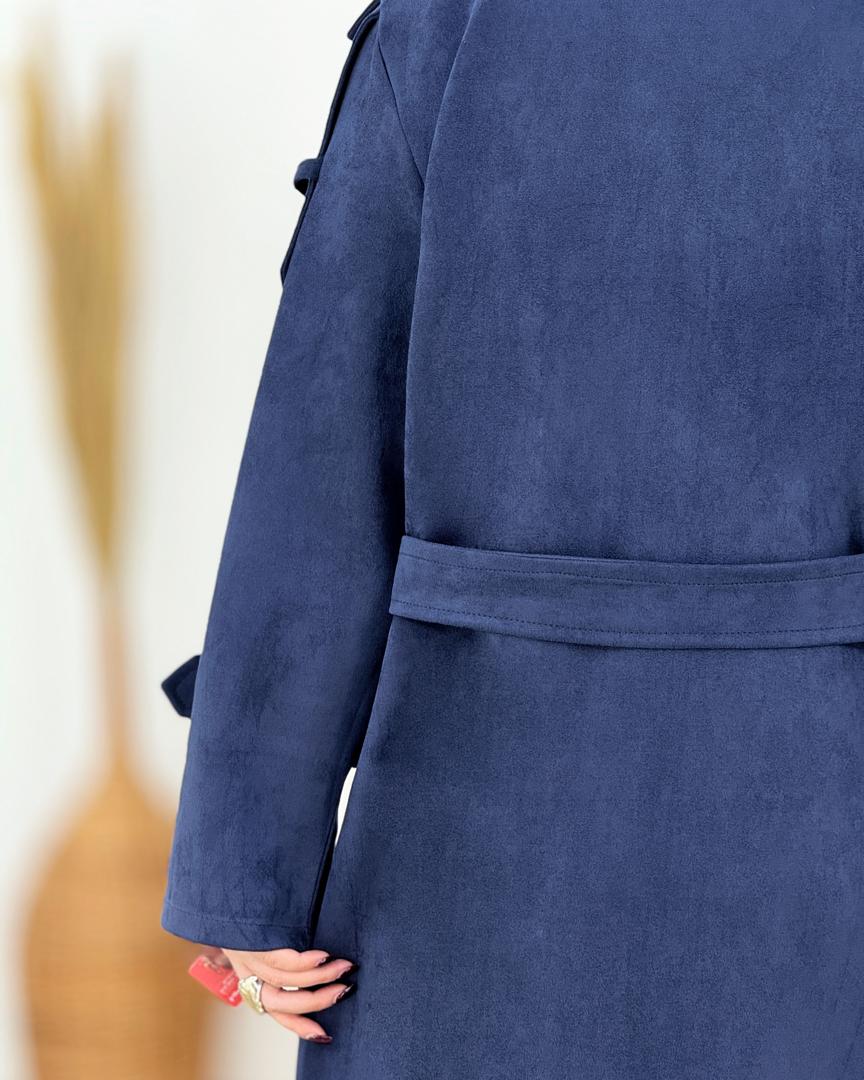 پالتو سوییت کمربند دار کد h974