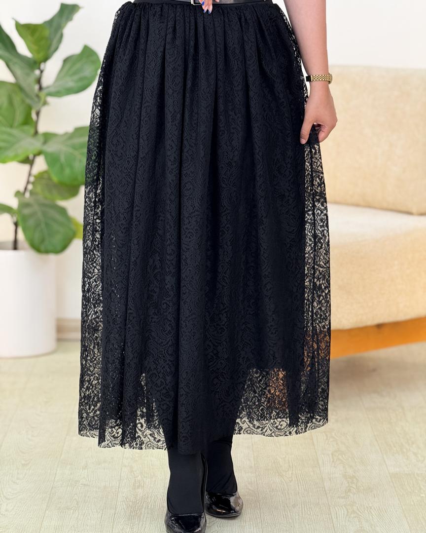 ست کت مازراتی و دامن شال گیپور کد h230