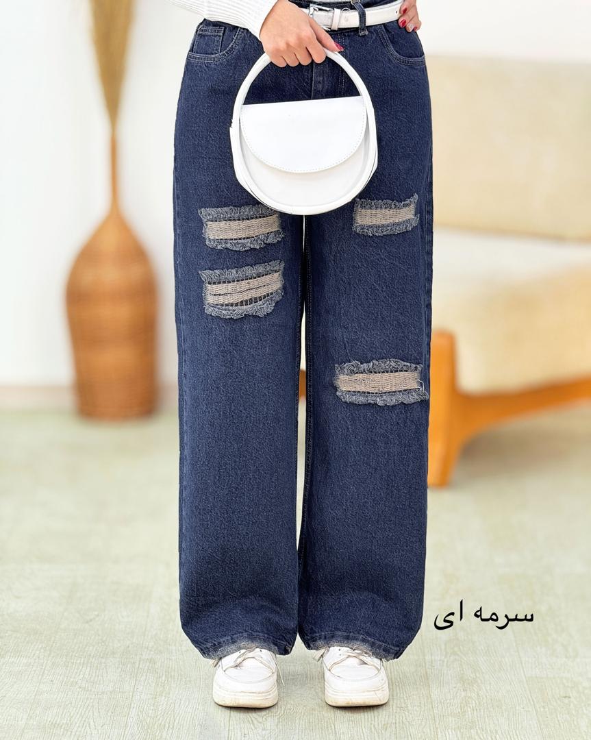 شلوار نیم بگ زاپدار کد H905