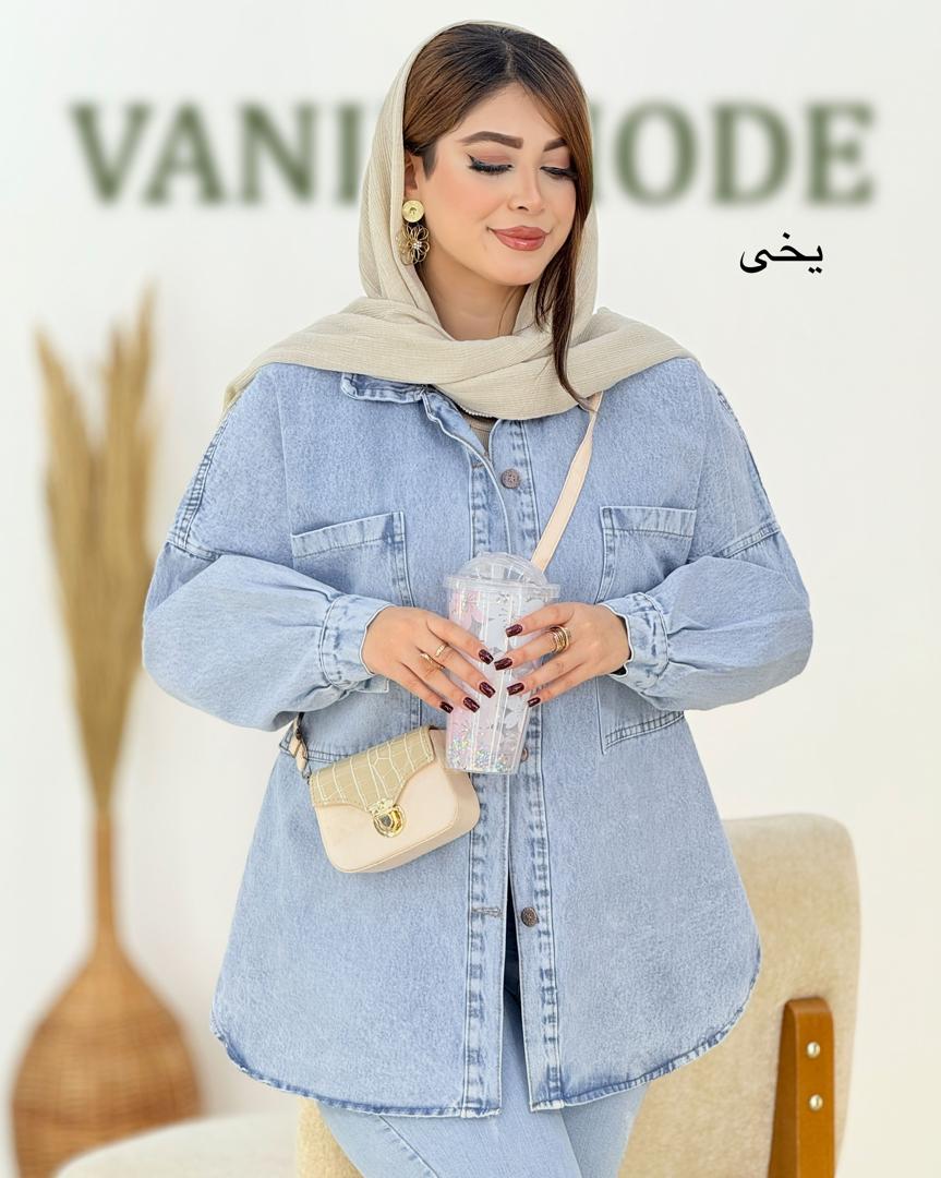 مانتو جین ساده کد h833