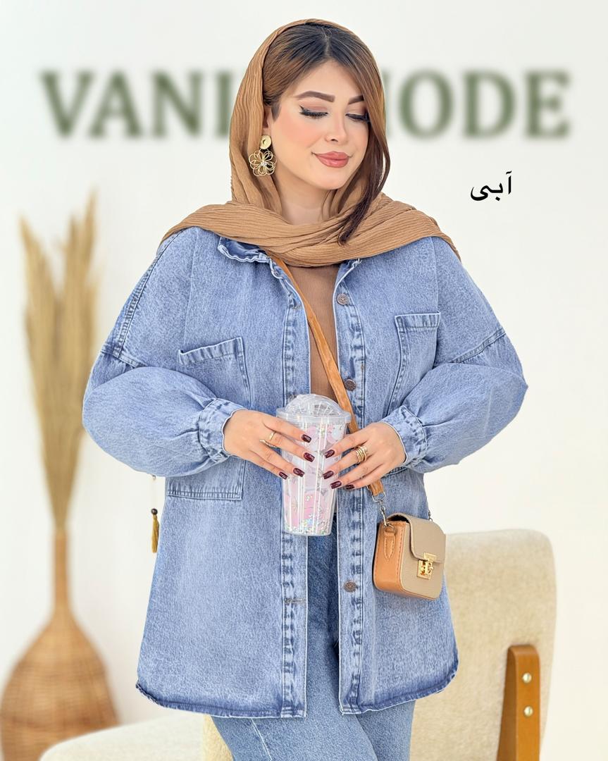 مانتو جین ساده کد h833