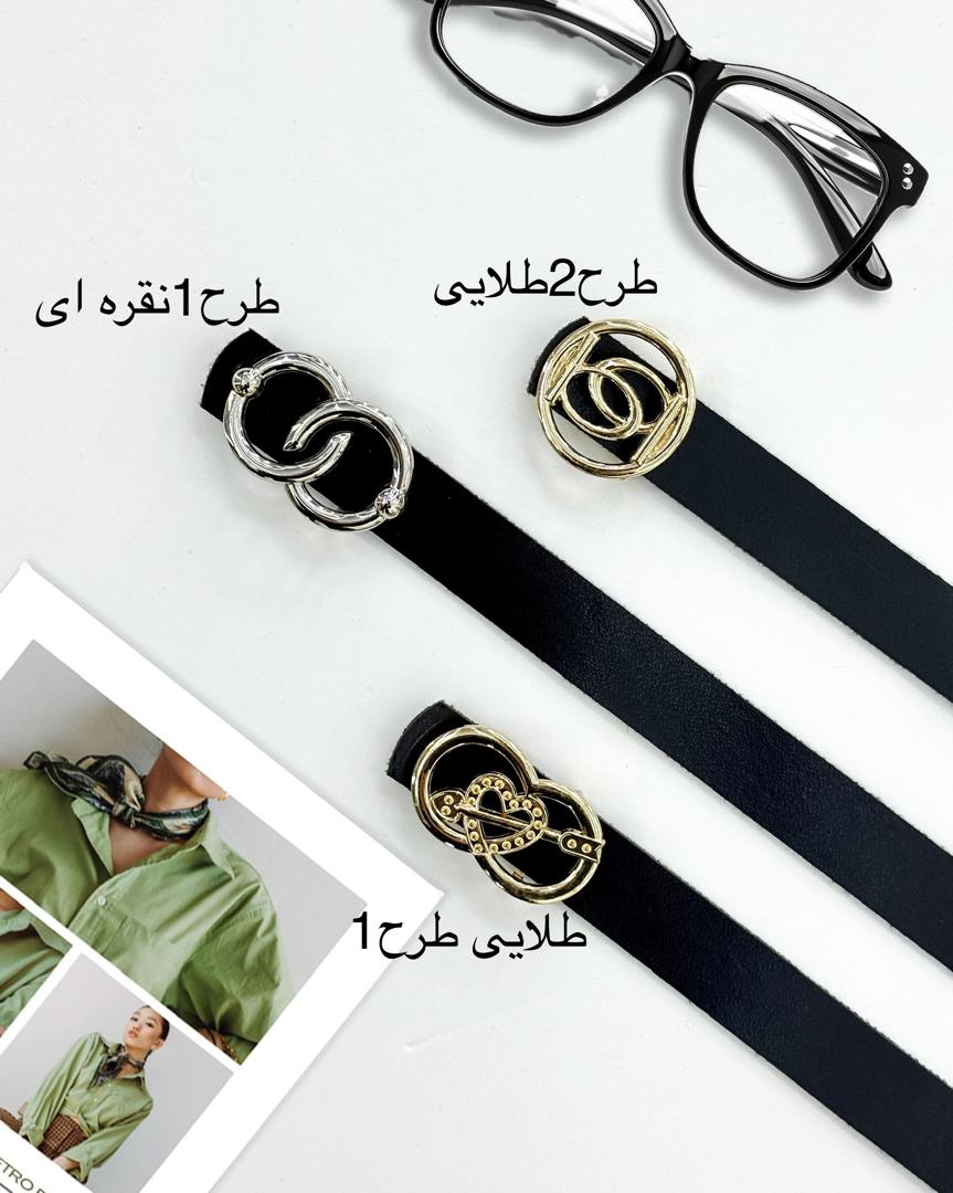 کمربند 2/5 سانت طرحدار کد h887