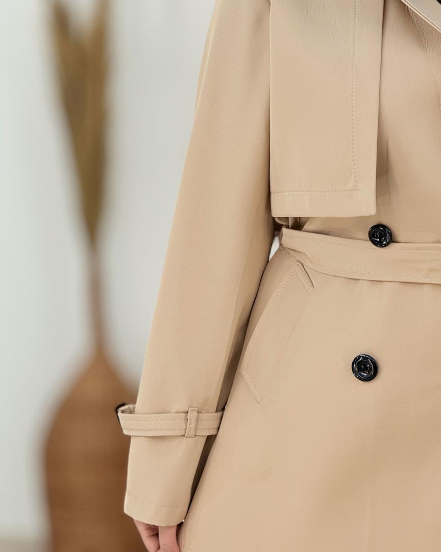 بارانی ترنجی جلو دکمه کد H941