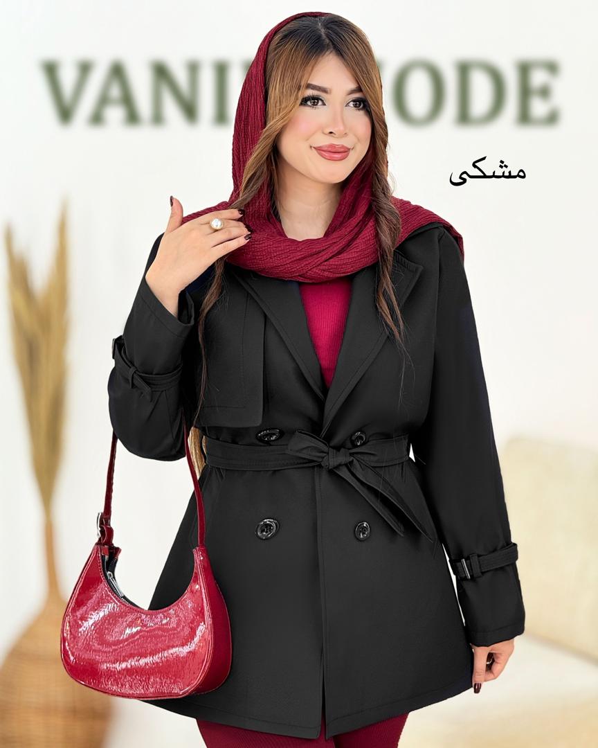 بارانی ترنجی جلو دکمه کد H941