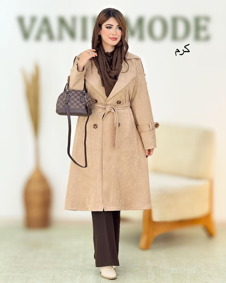 پالتو سوییت کمربند دار کد h974