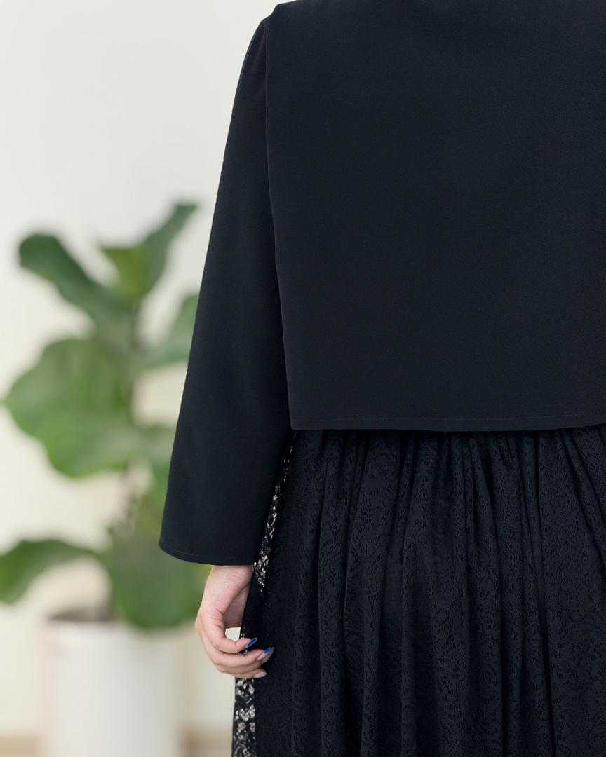 ست کت مازراتی و دامن شال گیپور کد h230