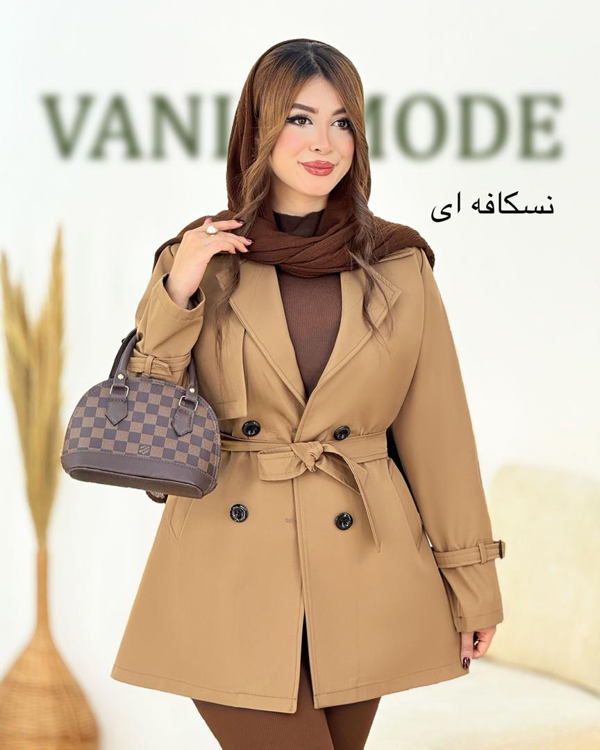 بارانی ترنجی جلو دکمه کد H941