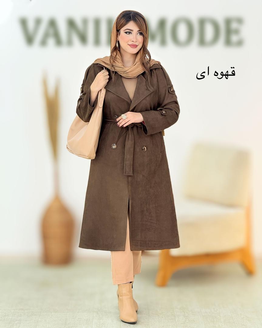 پالتو سوییت کمربند دار کد h974
