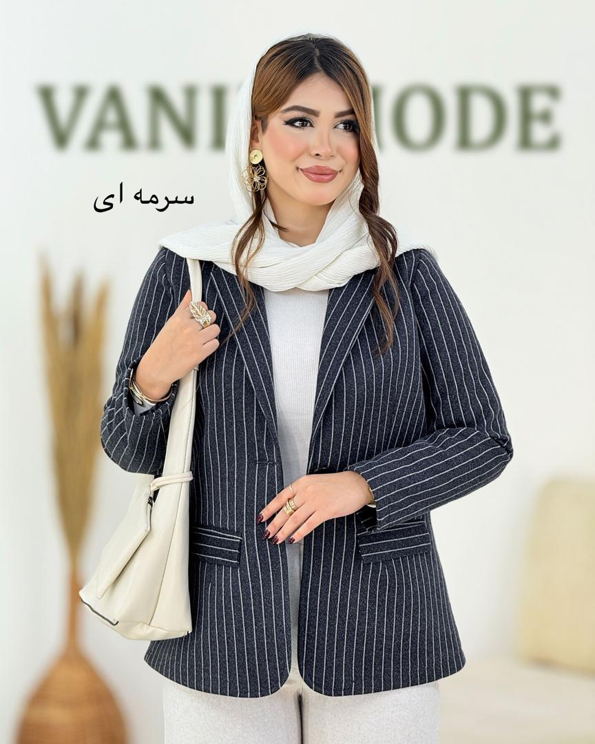 کت فوتور دیپلمات راه راه کد h965