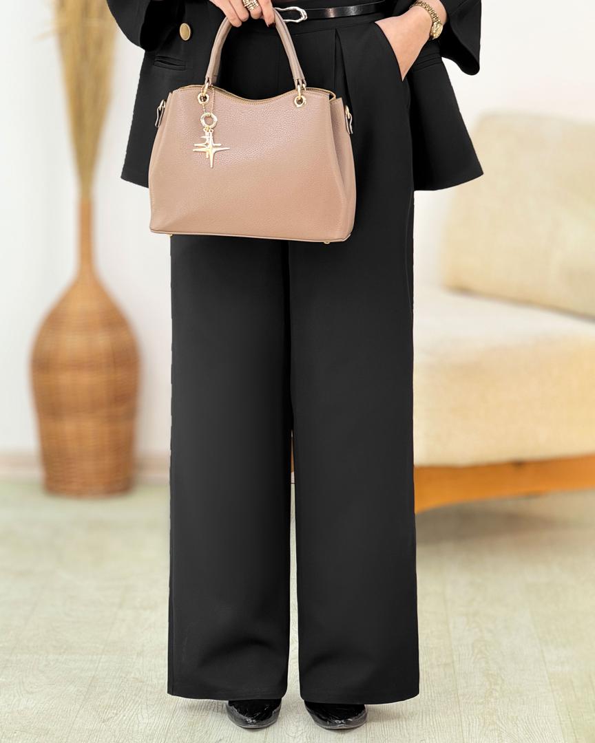 کت شلوار لش مشکی کد h921