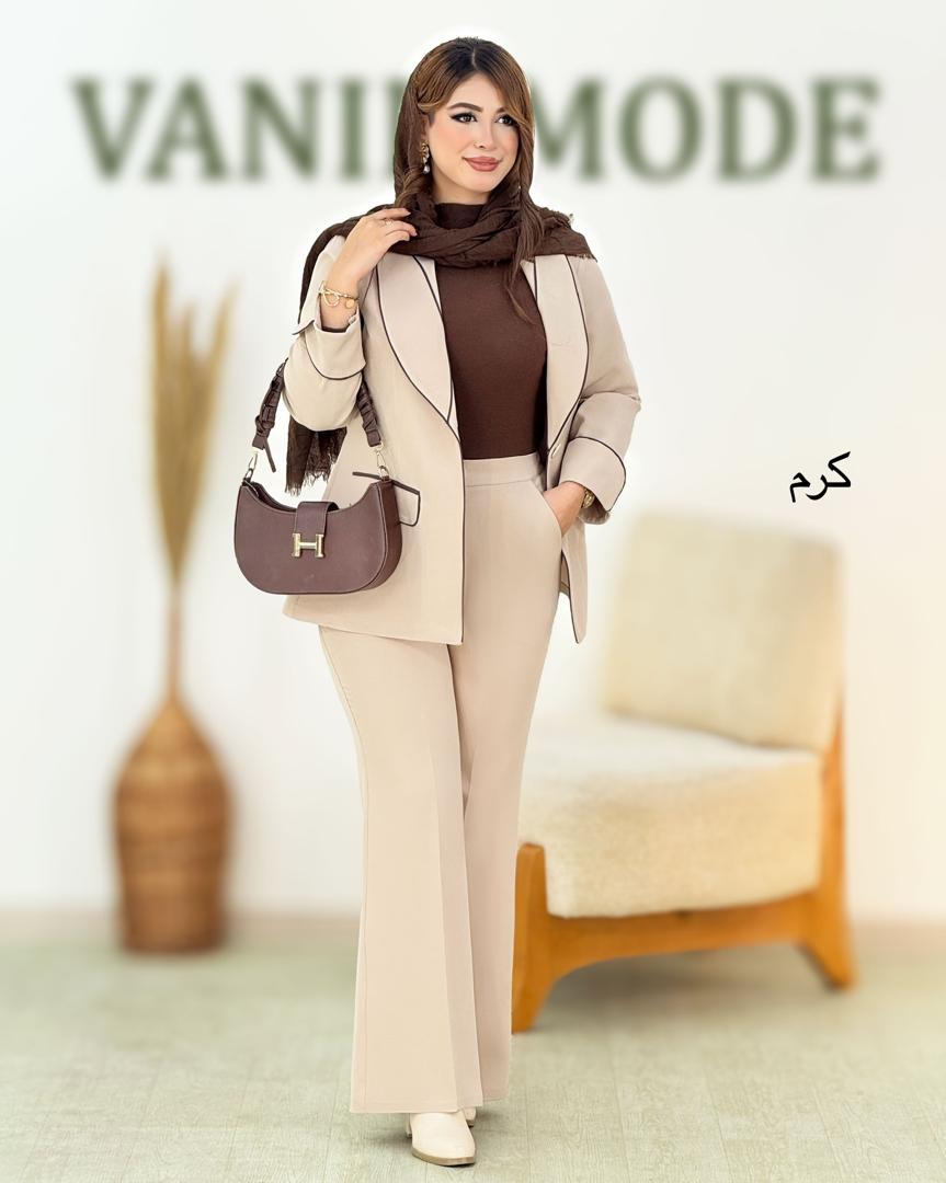 کت شلوار نوار دوزی کد h949