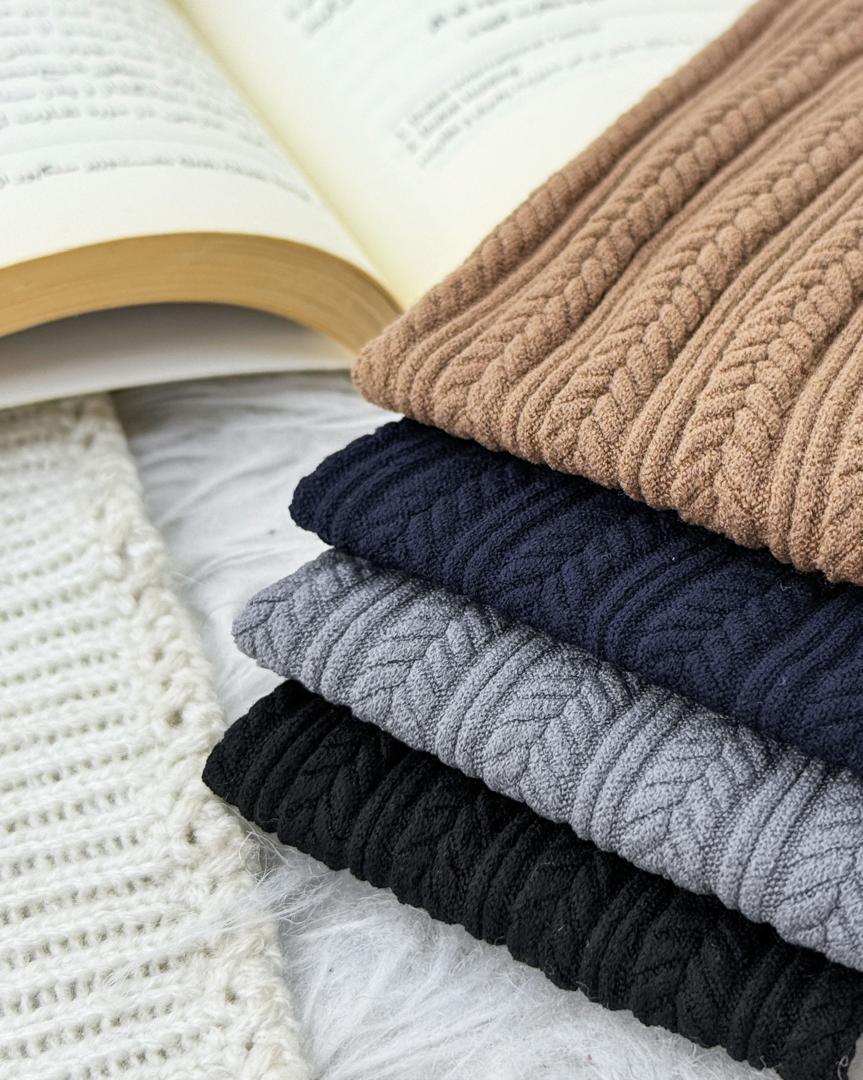 جوراب دو ربع گندمی کد h802