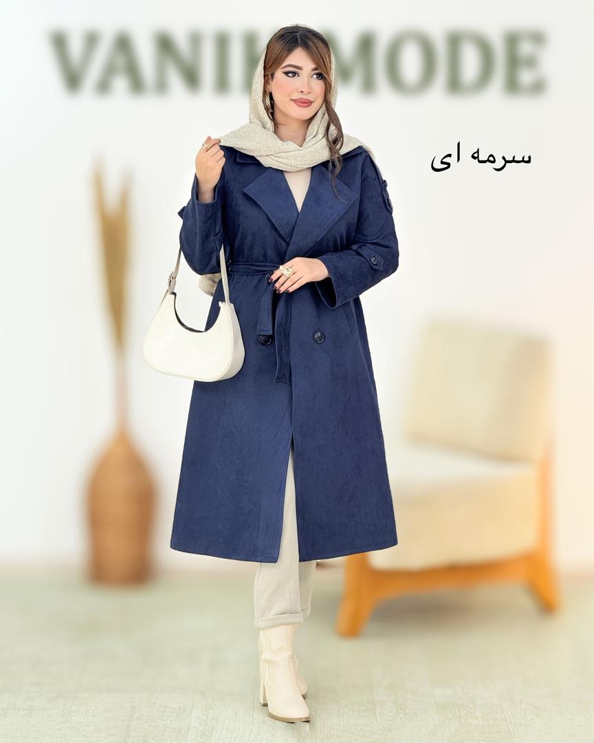 پالتو سوییت کمربند دار کد h974