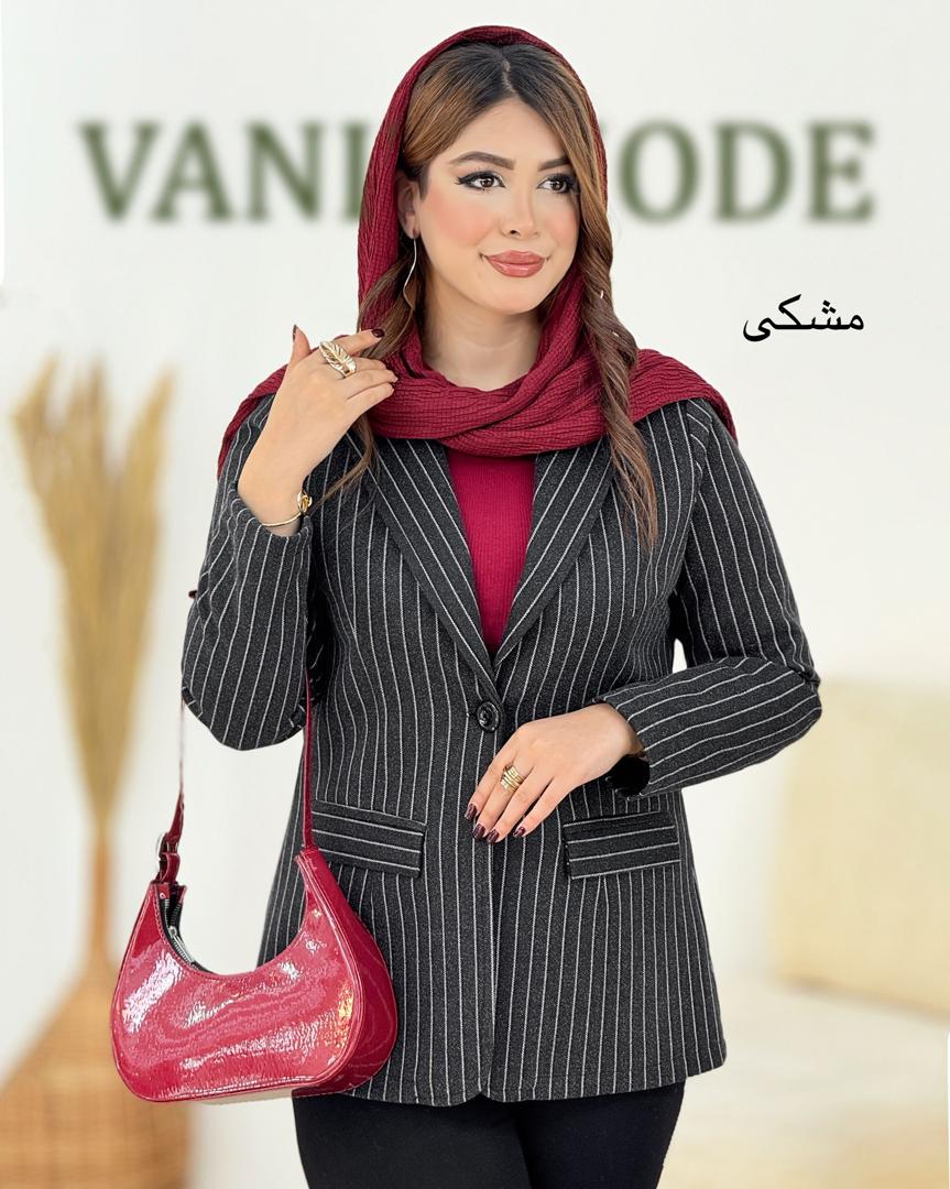 کت فوتور دیپلمات راه راه کد h965