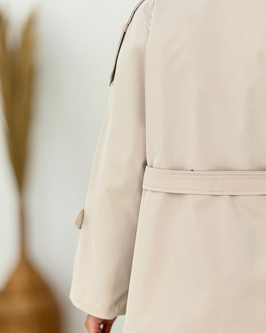 بارانی یقه ایستاده کد h943