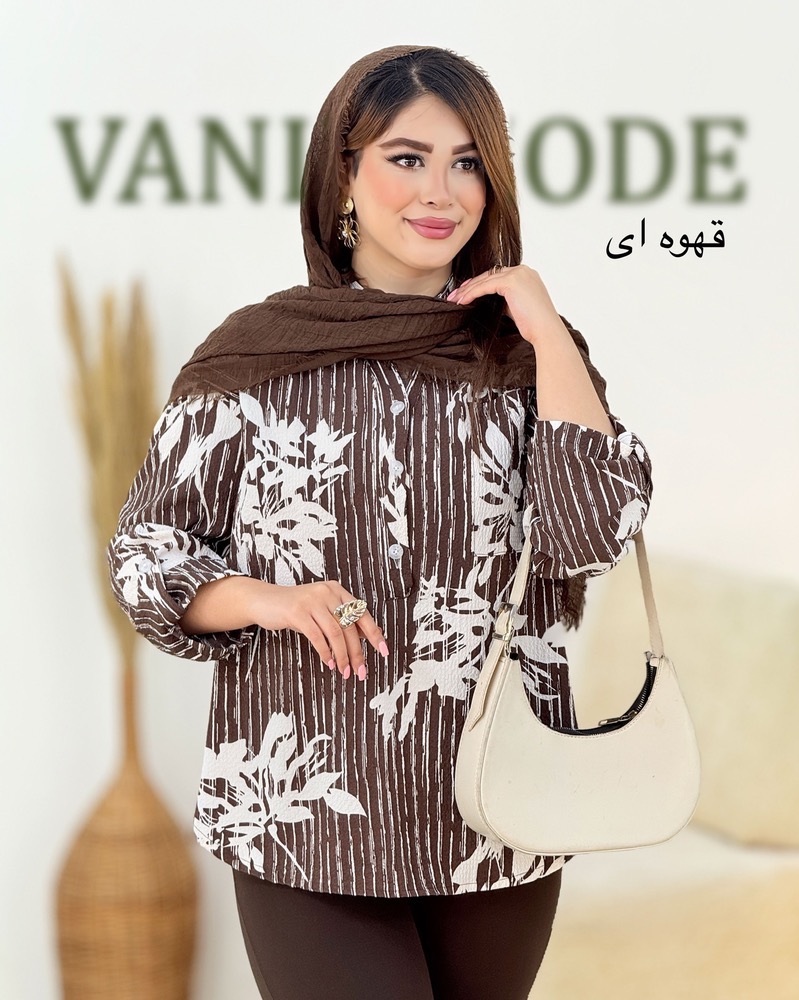 شومیز ینزی چاپی زنانه کد i007