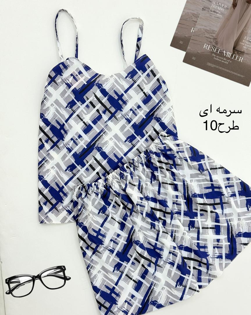 تاپ شلوارک چاپی کد h371