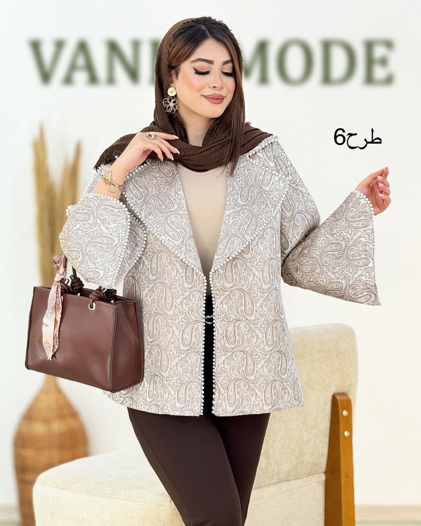 کت مجلسی سنگدوزی ژاکارد کد i032