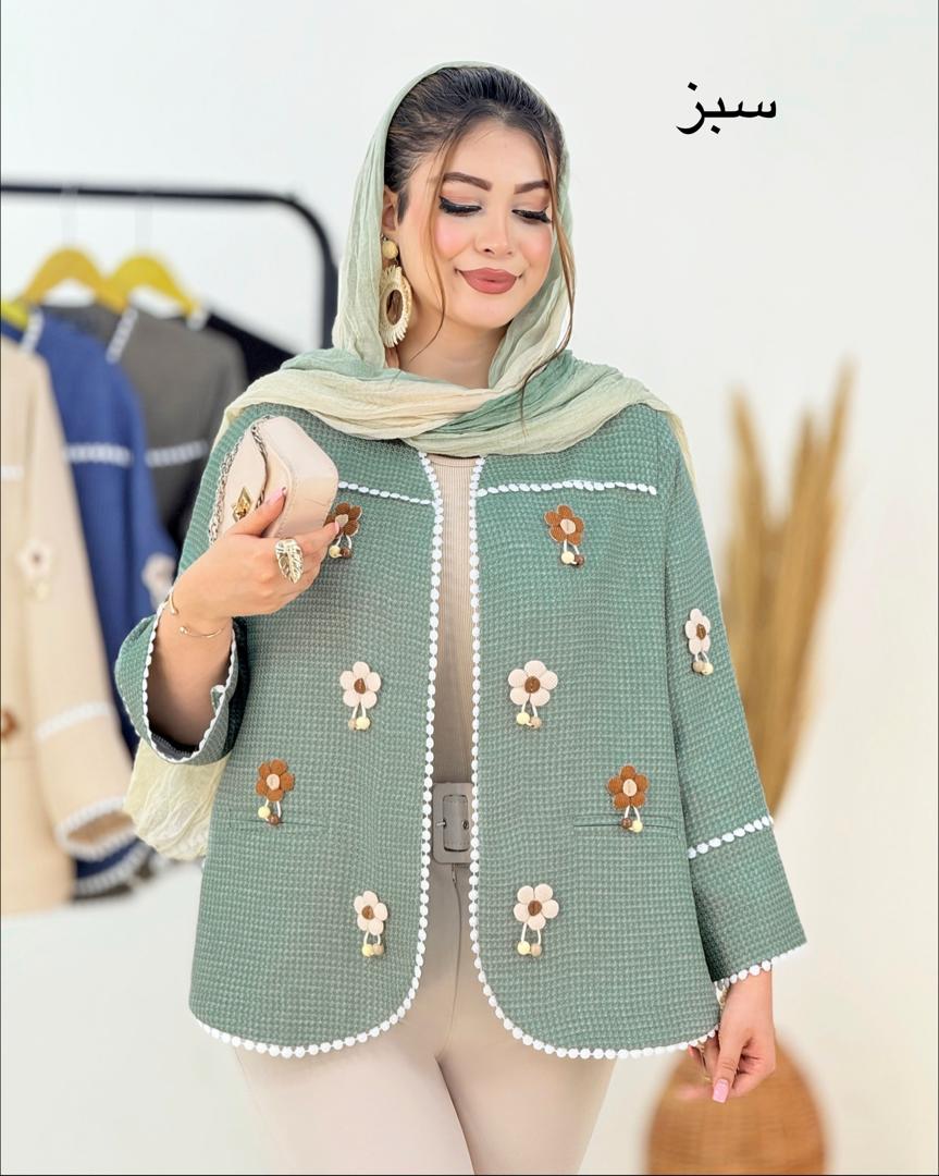 کت گلدار عدسی بیسکوئیتی کد i137