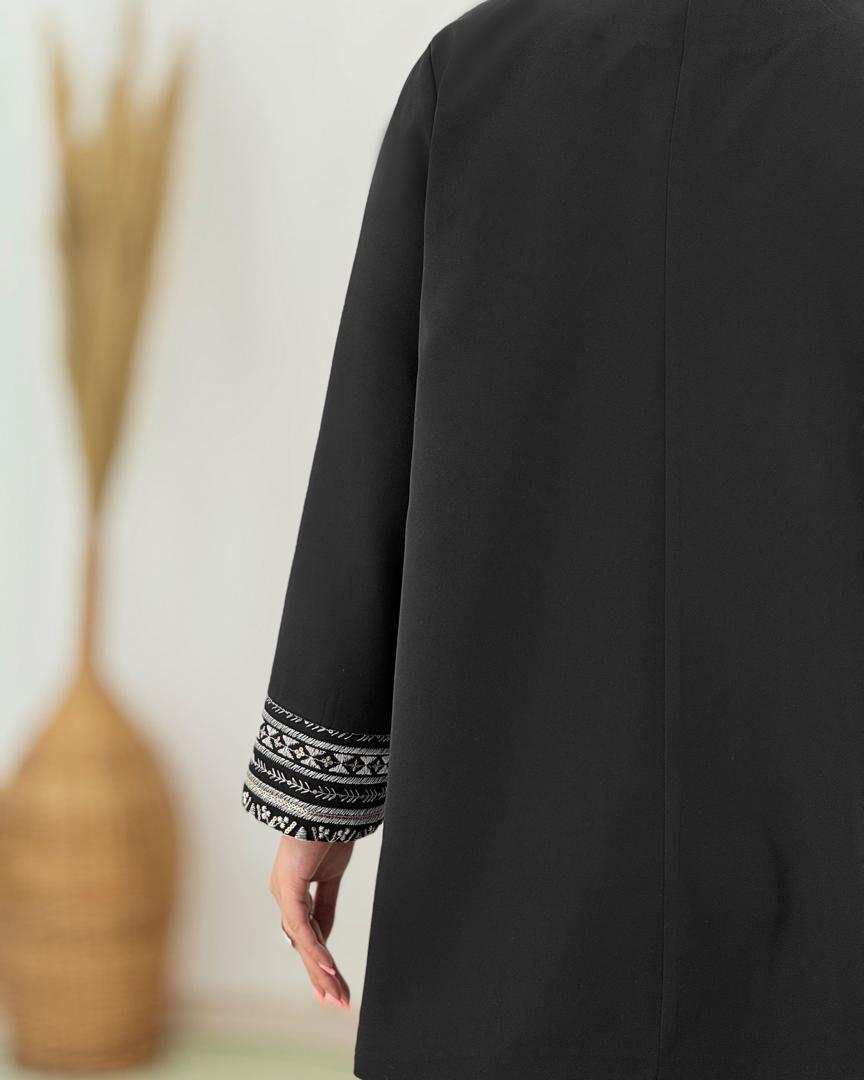 کت زنانه یقه گرد خرج کار مازراتی مجلسی کد i113