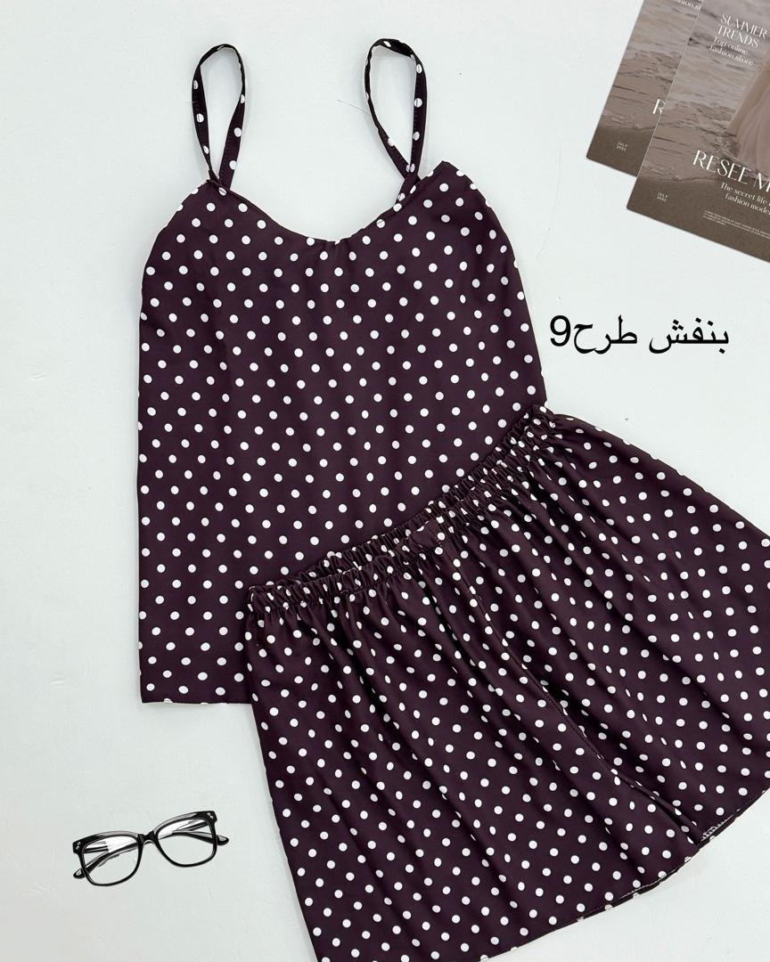 تاپ شلوارک چاپی کد h371